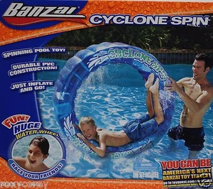 Banzai Cyclone Spin Play Fun Pool Toy Outdoor Sport Water 50 in H x 22 in W NIB - Picture 1 of 2