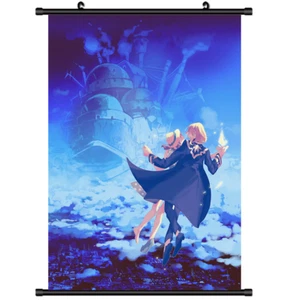 4265 Howl no Ugoku Shiro Howl's Moving Castle Anime manga wall Poster Scroll - Picture 1 of 5