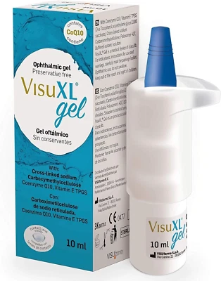 VISUFARMA VisuXL Gel 10ml Preservative Free Ophthalmic Drops For Dry, Irritated Eyes
