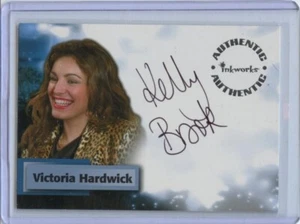 2002 Inkworks Smallville Kelly Brook as VICTORIA HARDWICK Autograph Auto - Picture 1 of 2