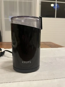 Molinillo eléctrico de especias y café Krups (F2034251) de acero inoxidable - negro - Imagen 1 de 15