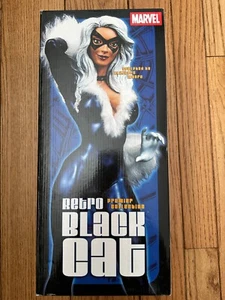 Marvel Premier Collection Retro Black Cat Statue - Spider-Man Diamond Select-NEW - Picture 1 of 6