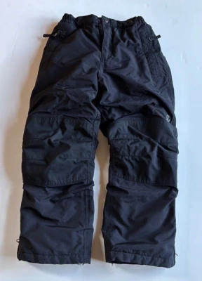 Kids Lands' End Squall Waterproof Insulated Iron Knee Snow Pants Black sz 8 - Image 1 of 4