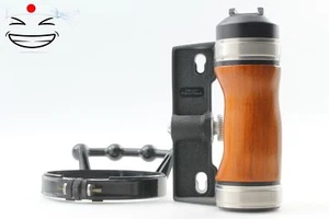 [N COMO NUEVO] ASAHI PENTAX Empuñadura de madera + Anillo de enfoque tipo A para 6x7 67 67II JAPÓN - Imagen 1 de 8