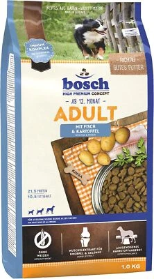 Bosch HPC Adult mit Fisch & Kartoffel | Hunde-Trockenfutter - 15 kg Beutel - Bild 1 von 4