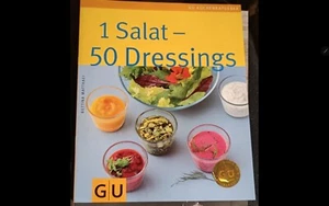 Buch Ratgeber, 1 Salat 50 Dressings, GU Küchenratgeber. perfekt für Veganer etc. - Bild 1 von 1