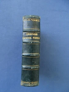 DINO COMPAGNI-CRONICA FIORENTINA+CAPPONI-TUMULTO DE'CIOMPI-BARBERA-DIAMANTE-1862 - Picture 1 of 3