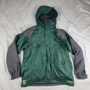 Precision Mountaineering Dry Tek Mens Large Green Winter Jacket Warm Outdoors - Picture 1 of 14