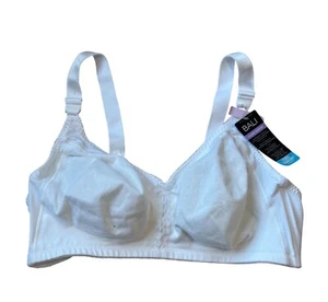 Bal Nuevo Algodón Doble Soporte Sin Alambres Blanco Talla 42D - Imagen 1 de 14