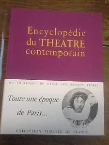 Encyclopédie du théatre contemporain volume 1 : 1850-1914 Gilles Quéant dédicacé - Foto 1 di 3