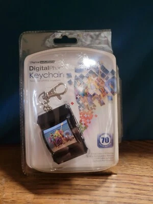 Digital Solutions LCD 70 Color Digital Photo Keychain New Sealed Black - Image 1 of 4