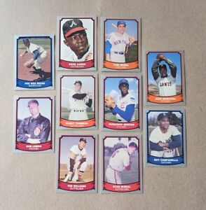 1988 Pacific Baseball Legends (10) Card Lot - Aaron Berra Musial Williams HOF