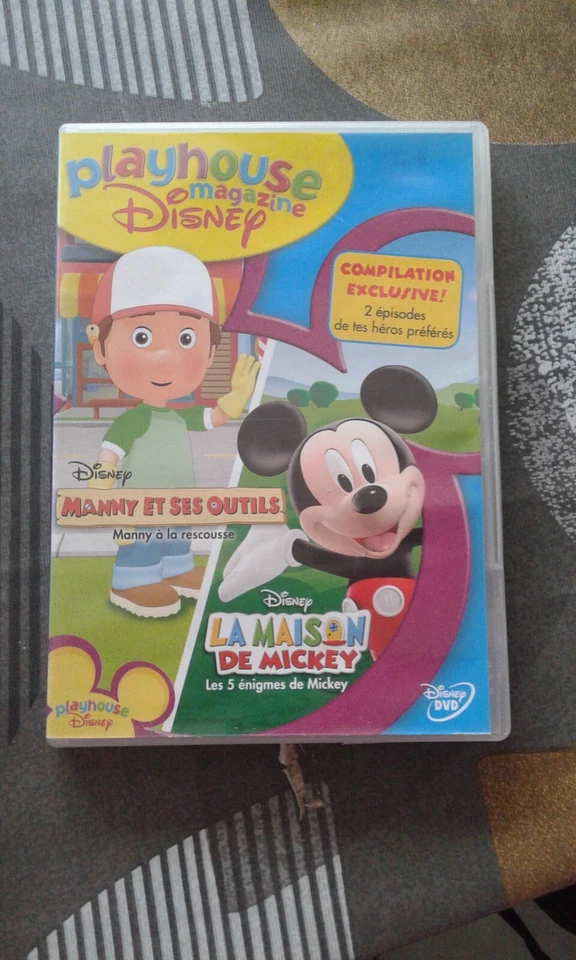 DVD*PLAYHOUSE*disney Manny et ses outils-La maison de Mickey -2 episodes - Immagine 1 di 1