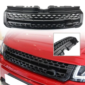 For Range Rover Evoque 2012-2018 Gloss black Front Bumper Air Inlet Vent Grille - Picture 1 of 14