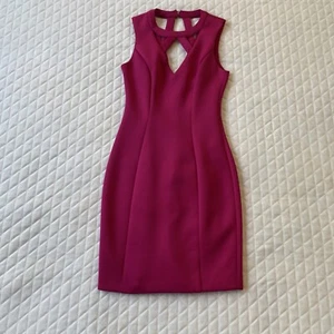 Vintage Guess Los Angeles Damen Kleid Gr. 0 Bodycon Rosa Cocktail Hochzeit Gast " - Bild 1 von 12