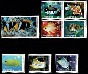 2010 Fishes of the Reef Stamps Part 1 & Part 2 complete sets MNH - Picture 1 of 1