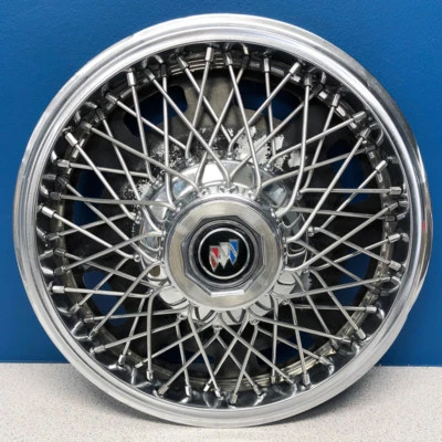 Cubierta de rueda tapacubos de alambre Buick Century # 1104 1982-1985 GM # 25511220 USADA Foto 1 de 4