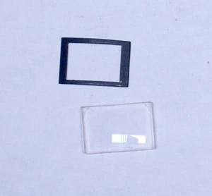 PRAKTINA IIA 2A Viewfinder Front Window Glass Vintage Film Camera Parts Germany - Picture 1 of 1