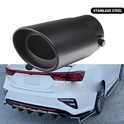 Tubo de escape traseiro ponta traseira silenciador redondo acessórios para KIA Forte GT Sedan - Imagem 1 de 4