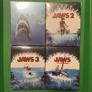 Jaws 4K Lot Complete STEELBOOK Collection 1 2 3 4 (4K/Blu-ray) NO DIGITAL Horror - Picture 1 of 3