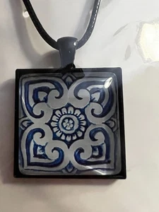 Nuevo Colgante Hecho a Mano Portugués Portugal Diseño Azulejo - Imagen 1 de 6
