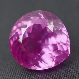 25.70 Ct Natural SAPPHIRE Pear Shape Pink Color Loose Gemstone CERTIFIED - Picture 1 of 6