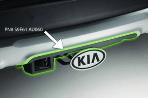 Genuine Kia Tow Hitch Chrome Cover S9F61-AU060 - Picture 1 of 1