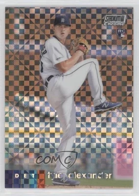 2020 Topps Stadium Club Chrome X-Fractor Tyler Alexander #334 Rookie RC - Image 1 of 2