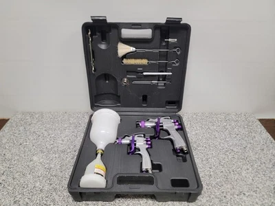 Central Pneumatic Professional 94572 2pc. Automotive HVLP Air Spray Gun Kit  - Image 1 of 4