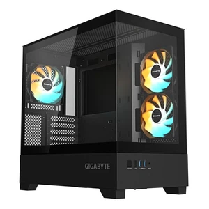GIGABYTE C201 PANORAMIC PC Case - Mid Tower m-ATX 360mm radiator support 3 Pre-i - Picture 1 of 1