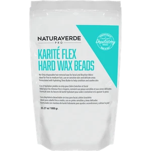 Natura Verde Pro Karite Butter Hard Flex Wax Beads 35 oz. Bag - Picture 1 of 1