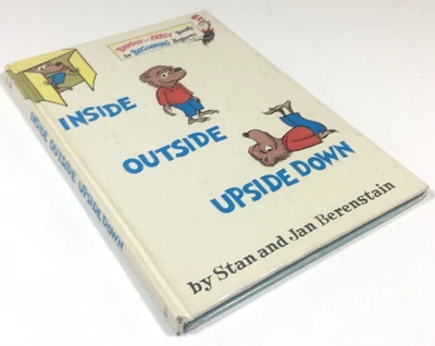 Vtg 1968 Inside Outside Upside Down Dr. Seuss Berenstain Bears Begginner HC Book - Image 1 of 4