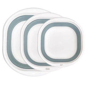 3-Pack Collapsible Wash Basin, Portable Baby Bottle Washing Basin, Suitable f... - Picture 1 of 6
