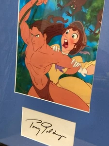 Disney’s Tarzan Framed Art With Tony Goldwyn Autograph - Picture 1 of 8