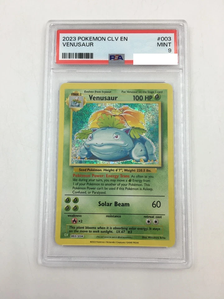 2023 Pokemon CLV EN 003 Venusaur - PSA 9 - Image 1 of 1