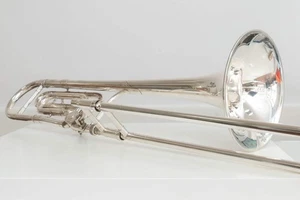 King 3B-F Silversonic Tenorposaune – 1977, Sterling-Silber Schallbecher, inkl. K - Picture 1 of 18