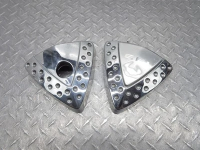 2003 03-05 Victory Vegas California Left Right Side Chrome Fairing Cover Panel - Image 1 of 4