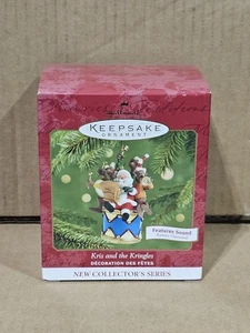 Kris and the Kringles w Sound - Hallmark Christmas ORNAMENT 2001 - NEW - Picture 1 of 6