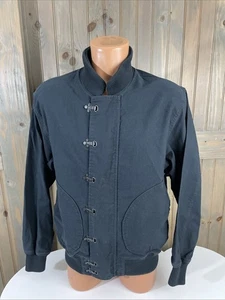 Giacca Orvis anni 40 stile seconda guerra mondiale ponte navale taglia M chiusura metallo USN cappotto militare marina - Foto 1 di 7