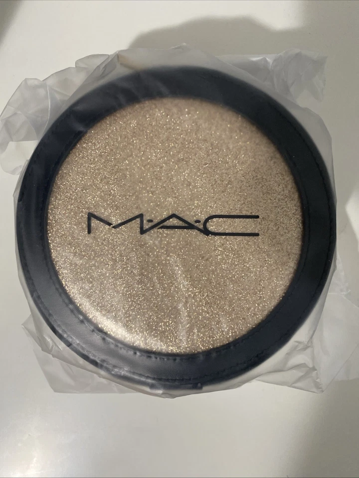 Estuche de viaje MAC Cosmetics redondo brillante sombra de ojos 2025 bolsa de vacaciones NUEVO Foto 1 de 4
