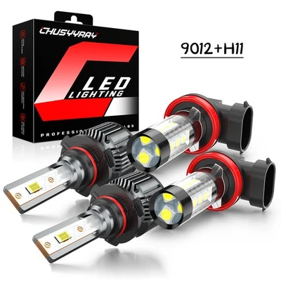 Combo faros LED altos/bajos + faros antiniebla 6000K para Fiat 500 2012-2019 6000K Foto 1 de 4