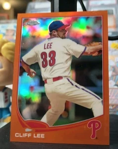 2013 Topps cromo naranja refractor #208 Cliff Lee MLB Philadelphia Phillies - Imagen 1 de 1