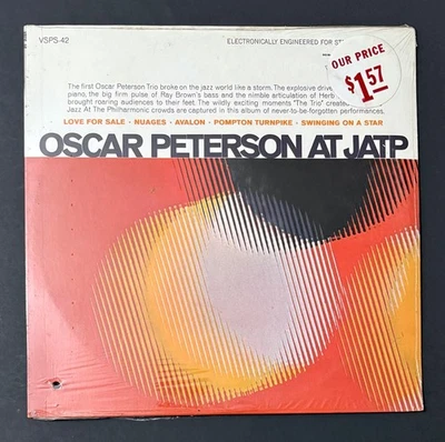 OSCAR PETERSON at JATP Vinyl Record Album SEALED Original Verve Records LP - Image 1 of 2
