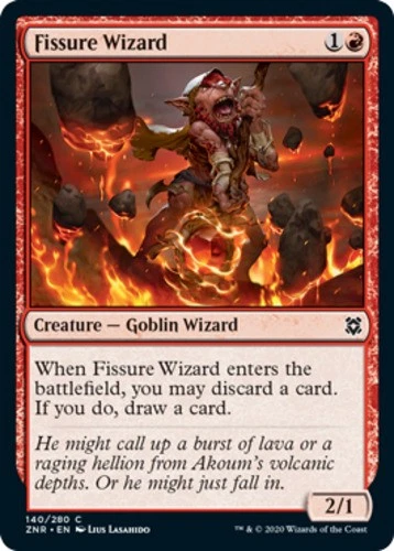 x1 Fissure Wizard - Zendikar Rising - NM - MTG - Image 1 of 1