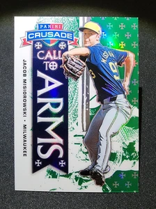 2025 Panini Crusade Baseball Jacob Misiorowski Call To Arms Green Parallel /249 - Picture 1 of 2