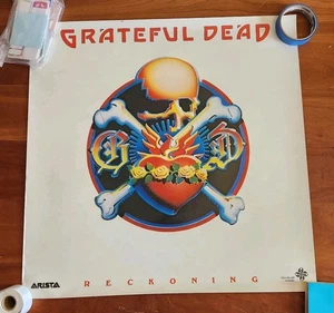 Vintage 1981 Grateful Dead ORIGINAL Reckoning Promo Full Size Poster 24x24 - Picture 1 of 14
