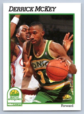 1991 Derrick McKey #201 Seattle SuperSonics - Image 1 of 2