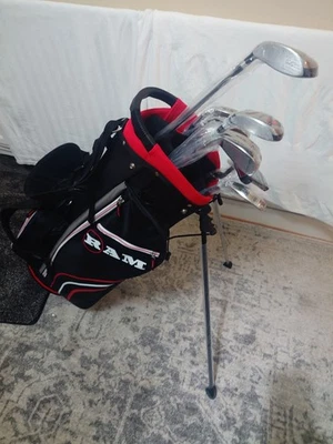 Ram Accubar +1" Golf Clubs Set, MRH R Flex . no driver. Graphite/Steel  - Image 1 of 4