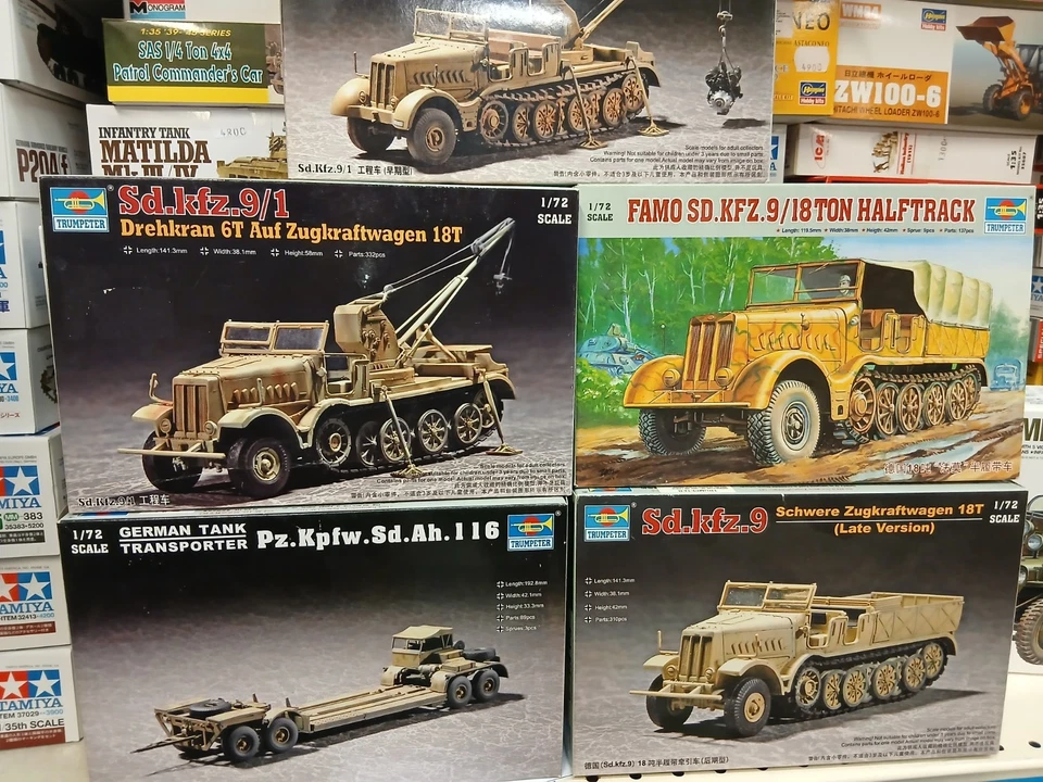 Trumpeter 1/72 kit modelli vari - Immagine 1 di 1