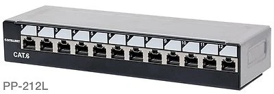 12-Port 1U Cat6 Unshielded Patch Panel, Top Entry Punch Down, Locking Function - Image 1 of 4